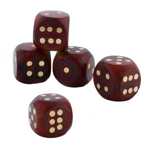 Dés en bois dur durables pour les établissements d'enseignement, dés en bois pour une utilisation en classe, dés en bois pour les jeux éducatifs des enfants - Product Image 2