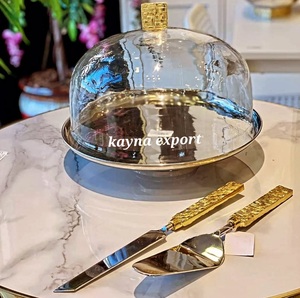 Soporte para Cupcakes de Estilo Árabe para Bodas, Hecho a Mano, Ecológico, con Certificación CE, Domo Metálico Blanco con Base de Madera - Product Image 5