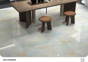 Carrelage en porcelaine poli brillant raffiné 600x1200mm 60x120cm 24x48 pouces Grand format Surface décorative pour espaces haut de gamme - Product Image 2