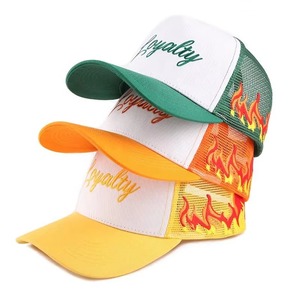 Casquette de camionneur décontractée en toile pour l'extérieur, personnalisable, en tissu maillé respirant, à 5 panneaux, avec fermeture snapback - Product Image 5