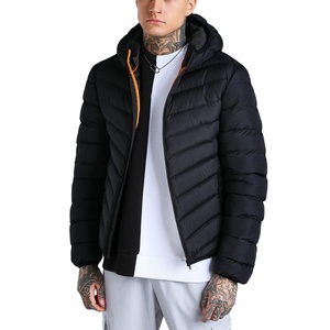 High Quality Custom OEM Printed <b>Canvas</b> Puffer <b>Jacket</b> for Men Custom Logo Breathable Windproof Casual Winter <b>Jacket</b> Oem Service - Product Image 1