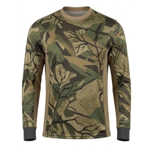 Men's Long Sleeve <b>Leopard</b> <b>Print</b> Camouflage Hunting Shirt Breathable Waterproof Polyester Outdoor Top Autumn Wear - Product Image 2
