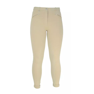 กางเกงขี่ม้าผู้หญิงคุณภาพสูงพร้อมแผ่นรองเข่าแบบ Jodhpurs |   กางเกงขี่ม้าแบบยืดได้ สวมใส่สบาย คุณภาพส่งออก - Product Image 4