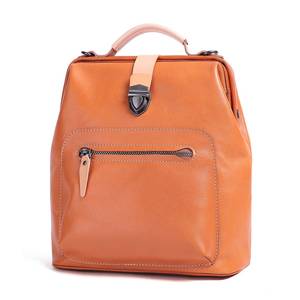 กระเป๋าเป้สะพายหลังหนังแท้ Heritage รุ่นกันน้ำ ป้องกันการโจรกรรม สไตล์วินเทจ สำหรับเดินทาง รุ่น LBP-0393 - Product Image 2