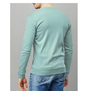 Cardigan en tricot classique boutonné pour homme - Product Image 3