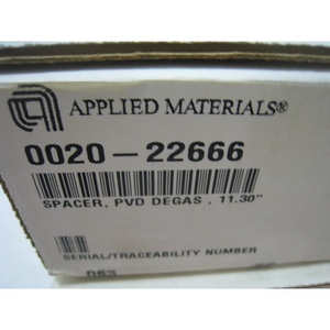 AMAT 0020-22666 Spacer, PVD Degas, 11.30" - อุปกรณ์และอะไหล่เซมิคอนดักเตอร์ระดับโลกที่เชื่อถือได้ - Product Image 1