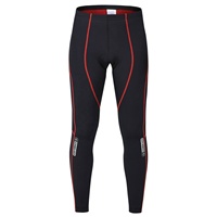 Pantalon de cyclisme rembourré thermique pour homme, long, avec bretelles, rembourrage en mousse haute densité, séchage rapide, coupe-vent