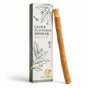 กานพลูมีกลิ่นรสไม้ธรรมชาติของฟันทำความสะอาดด้วยไม้ Miswak ระดับพรีเมียมเพื่อสุขภาพรอยยิ้มและทุกๆวัน - Product Image 1