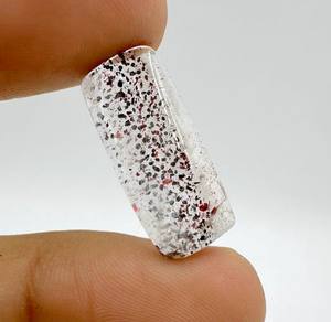 Cabochon de pierre précieuse Super Seven naturelle de 13,00 carats, cabochon Super Seven de bonne qualité pour la fabrication de bijoux, taille 25x11x5 mm, vente en gros - Product Image 1