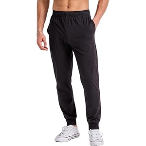 Custom Men's High Waist Active Athletic Jogger Sweatpants Drawstring Closure Quick Dry Breathable Straight Pattern Casual Style - Product Image 1