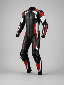 Black <b>Summer</b> Biker Moto Leather <b>Motorcycle</b> Racing Suit <b>Jacket</b> Trousers Set Breathable Waterproof Windproof Plus Size Protective - Product Image 1