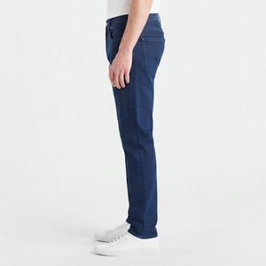 Pantalones Vaqueros de Mezclilla para Hombre, Casuales, de Algodón, Corte Recto, Ajuste Regular, Lavados, de Secado Rápido, Cintura Media, Ropa Personalizada al por Mayor - Product Image 3