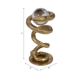 Escultura Metálica Decorativa Contemporánea, Elegante Adorno para Sala de Estar, para Proyectos de Interiores Residenciales de Lujo Modernos en Todo el Mundo - Product Image 1