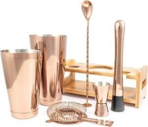 Hot Selling Modern Eco-Friendly Handmade Portable Barware Tool <b>Kit</b> Customized Stainless Steel <b>Peg</b> Measurer Cocktail Shaker - Product Image 1