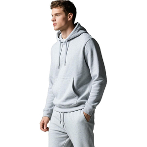 Conjunto Deportivo Informal de Algodón para Hombre, Sudadera con Capucha y Pantalones Deportivos, Estilo Cómodo para Correr y Uso Diario - Product Image 3