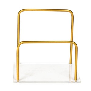 Italian Style <b>Corner</b> Shelf Counter Display <b>Stand</b> for Bags with Easy Assembly Desktop Indoor Use - Product Image 2