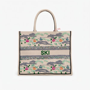 Bolsa de Lona con Cuentas y Diseño de Frutas de Esquí de Londres, Color Personalizable, Gran Capacidad - Product Image 3