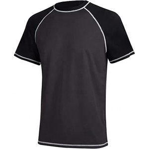 เสื้อว่ายน้ำยามผื่นสำหรับผู้ชาย,เสื้อว่ายน้ำแขนสั้น/กลางแห้งเร็ว UPF 50 + เสื้อเล่นเซิร์ฟน้ำ UV/SPF - Product Image 2