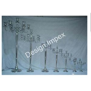 Fournitures pour événements, chandelier en métal de haute qualité, porte-bougie en métal, support à bougies, tailles personnalisées, dernières créations - Product Image 1