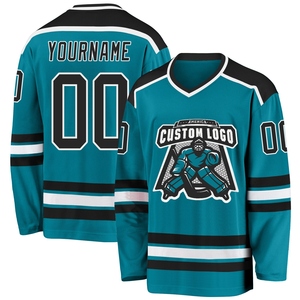 Maillot de hockey rose, blanc et vert personnalisé de qualité supérieure, vente en gros, directement de l'industrie - Product Image 6