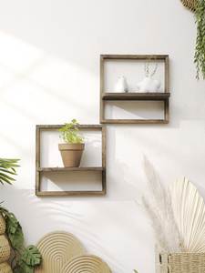 Étagère murale en bois durable pour organiser livres, plantes, décorations et accessoires ménagers - Product Image 1