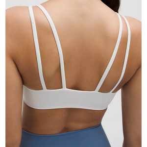Seamless Yoga Sets 2 Piece Solid Color High Waist Shorts Halter Bra Four-Way Stretch Backless Dry Airy Breathable Workout Wear - Product Image 6