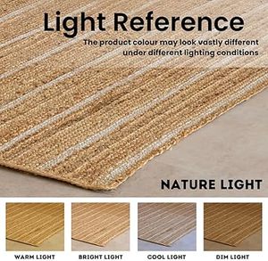Tapis en jute fait main moderne, revêtement de sol en fibres naturelles, fabricant et fournisseur de marques privées, design contemporain - Product Image 2