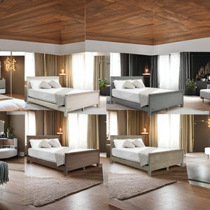 Lit superposé électrique en bois de manguier massif, design traditionnel, durable, sculpté à la main, pliable, gain de place pour chambre, hôtel, auberge de jeunesse - Product Image 3