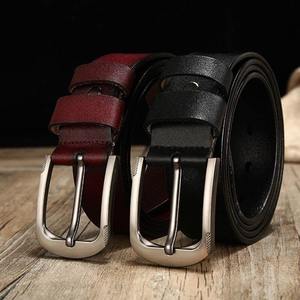 Cinturón de levantamiento de pesas de cuero liso personalizado con hebilla de aleación de 38 mm de ancho, resistente y transpirable, con bordado personalizado para powerlifting - Product Image 1