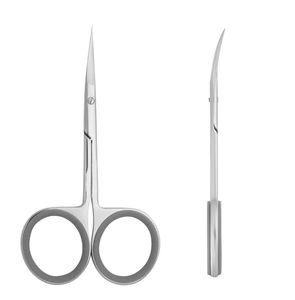 Ciseaux à ongles professionnels de beauté, lames courbées en acier inoxydable, design simple pour le soin des cuticules, durables pour salon et usage personnel - Product Image 1