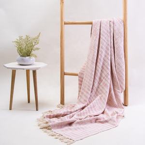 High Quality Custom Bohemian Woven Cotton <b>Throw</b> Blanket Pattern Home Decor Warm Elegant Softest Cozy Blanket - Product Image 5