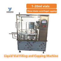 Machine de remplissage, bouchage et scellage automatique à 2 buses pour flacons de parfum et cosmétiques de 2 ml, 3 ml, 5 ml, 10 ml, 20 ml