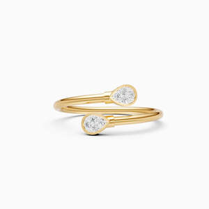 JEWELLERY PLANET IFJR-540 Anillo de Diamante Cultivado en Laboratorio con Certificado IGI, Oro Rosa de 9K, Corte Brillante, Joyería Clásica de Compromiso Unisex - Product Image 2