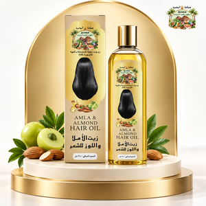 Aceite Capilar de Amla y Almendras, Mezcla Herbal Natural, Fórmula Enriquecida con Aceite de Almendras, Cuidado Capilar Suave, Sensación Ligera, Uso Diario - Product Image 5