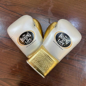 <b>Hot</b> Selling Handmade Laced Professional Boxing Sparring Gloves Genuine Cowhide Leather Custom Adult Training - Product Image 1