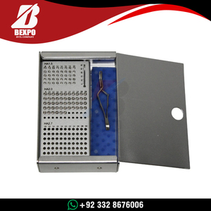 Kit Profesional de Cirugía Ortopédica Veterinaria, Juego de Tornillos para Placas Óseas, Instrumentos Reutilizables de Acero Inoxidable - Product Image 2