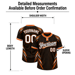 Maillot de baseball personnalisé à rayures fines, impression sublimée, 100% polyester, unisexe, adulte, manches courtes, évacuation de l'humidité, coupe classique - Product Image 5