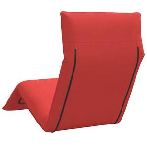 Tumbona Plegable Roja de 68.9x21.3x3.3 Pulgadas, Tumbona de Tela Oxford Resistente para Relajación al Aire Libre - Product Image 6