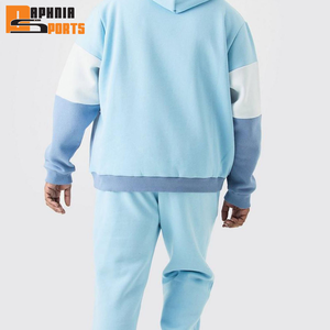 Ensemble survêtement homme hiver 2 pièces de haute qualité : pantalon de jogging ample et sweat à capuche surdimensionné personnalisé en molleton épais - Product Image 5