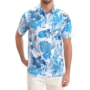 Polo en coton uni pour homme, style streetwear, haute qualité, pour le sport et le golf. - Product Image 1