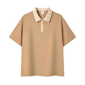 เสื้อโปโลแขนสั้นสีดำสำหรับผู้หญิง ขายส่ง ผ้าถักสีพื้น สไตล์ลำลอง โพลีเอสเตอร์ 100% ความยาวปกติ ผู้ผลิต OEM - Product Image 5