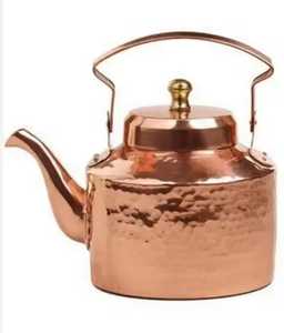 Traditional Brass Tea <b>Kettle</b> Handcrafted <b>Vintage</b> Style Metal Whistling Double Wall Eco-Friendly Durable Food Grade Coffee - Product Image 3