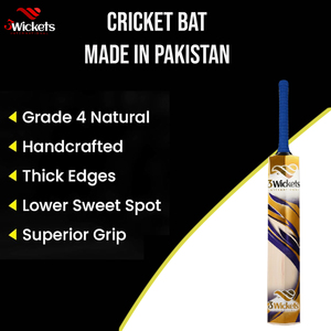 Bate de Cricket Ligero de Primera Calidad para Niños y Adolescentes – Construcción de Madera Resistente, Ideal para Deportes Escolares y Entrenamiento Juvenil - Product Image 5