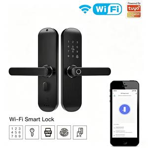 Smart Home Security Wi-Fi Door Lock Built-in Doorbell with NFC Card Fingerprint and APP Remote Control for Home and Office - Product Image 2