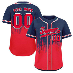 Premium kwaliteit Rohzen Sports custom 100% polyester baseball shirts met hittetransferdruk, ademend, sneldrogend, korte mouwen - Product Image 1