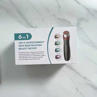 Prix d'usine OEM 6 en 1 2024 Nouvelle Arrivée Masseur oculaire électrique sans fil USB-C anti-âge, raffermissant la peau et liftant les yeux, anti-rides