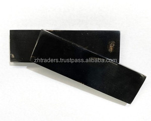 Plaque en corne de buffle noire de qualité supérieure avec grain naturel, imperméable, pour manches de couteaux, polie pour un usage artisanal de luxe - Product Image 4