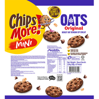 Los más vendidos Chipsmore Oats Original Multipack Chocolate exótico 28gr X 8 Venta al por mayor Snacks para galletas dulces en caja de azúcar de 28gr