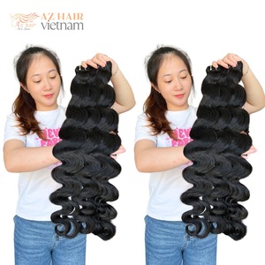 Meilleure vente 100% paquets de cheveux vietnamiens Remy Styles ondulés de haute qualité birmans bouclés du meilleur vendeur de cheveux - Product Image 1
