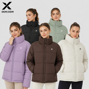 Chaqueta Acolchada de Invierno para Mujer X Sports City, con Relleno Sintético, Resistente al Agua y al Viento, con Capucha y Cierre de Cremallera de Manga Larga - Product Image 1